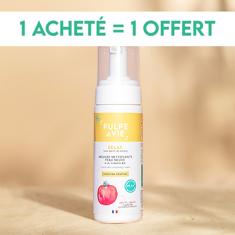 Mousse nettoyante peau neuve