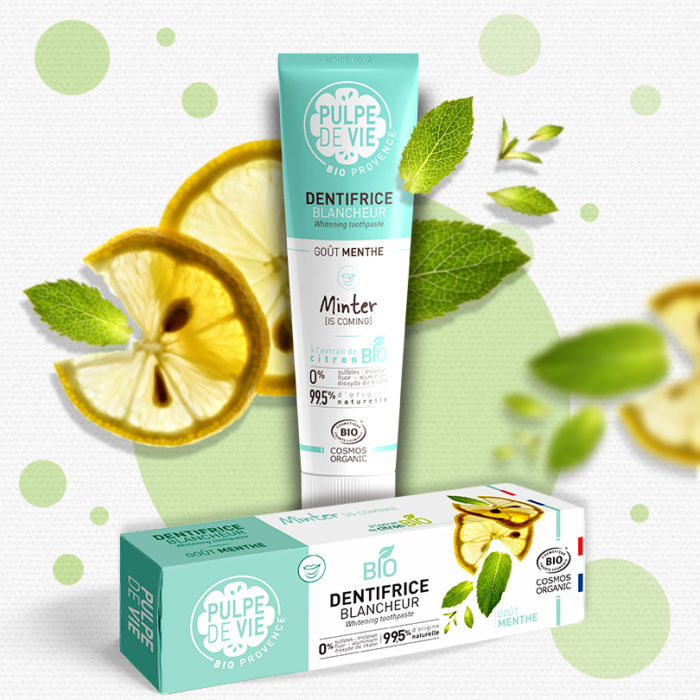 Dentifrice Sans Fluor Bio & Naturel Fresh Kiss Pulpe de Vie