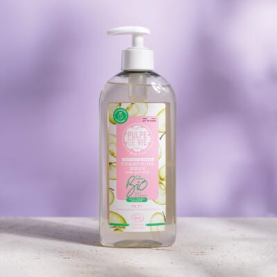 Eco-Recharge gel douche pour enfant : Pêche - abricot