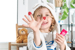 dentifrice pour enfant à la framboise