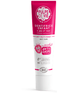 Dentifrice pour enfants avec fluor, 90 ml, fraises fofolles – Tom's of  Maine : Pâte à dents