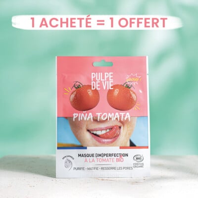 masque tissu purifiant 1 acheté 1 offert