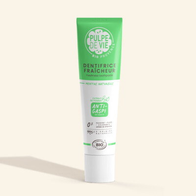 Dentifrice fraîcheur sans fluor