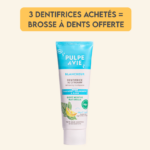 Dentifrice blancheur sans fluor