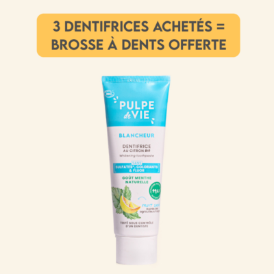 Fluoride-free whitening toothpaste