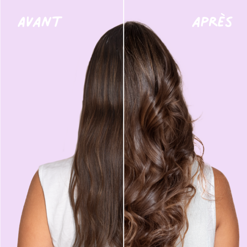 avant après routine cheveux fins