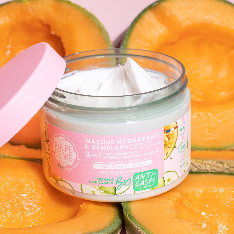 melon detangling mask