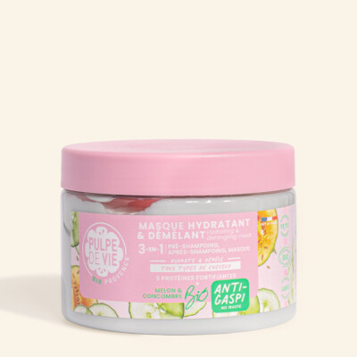 Masque cheveux 3-en-1 hydratant et démêlant
