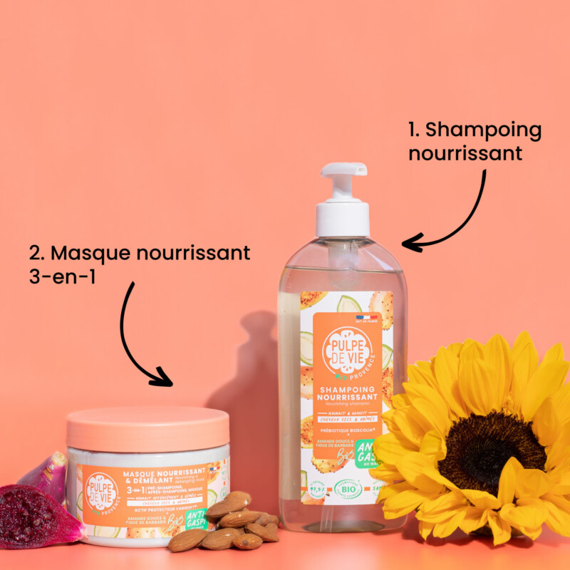 Nourishing hair routine