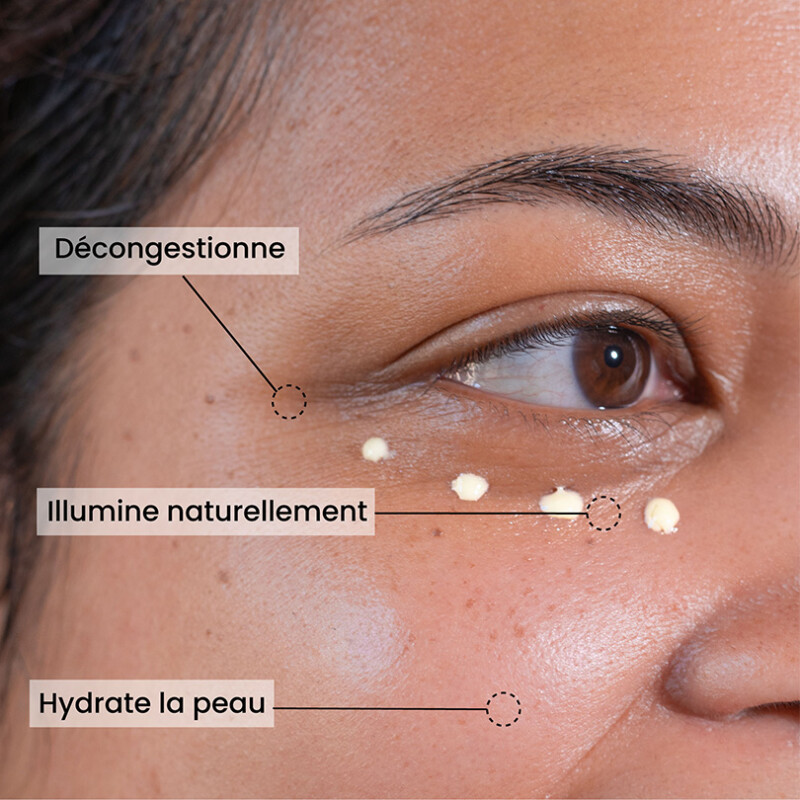 Bien faits contour des yeux illuminant