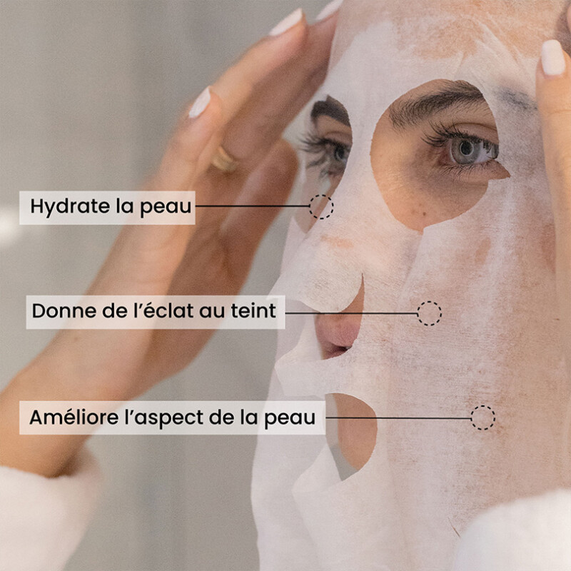 Bien faits masque illuminant