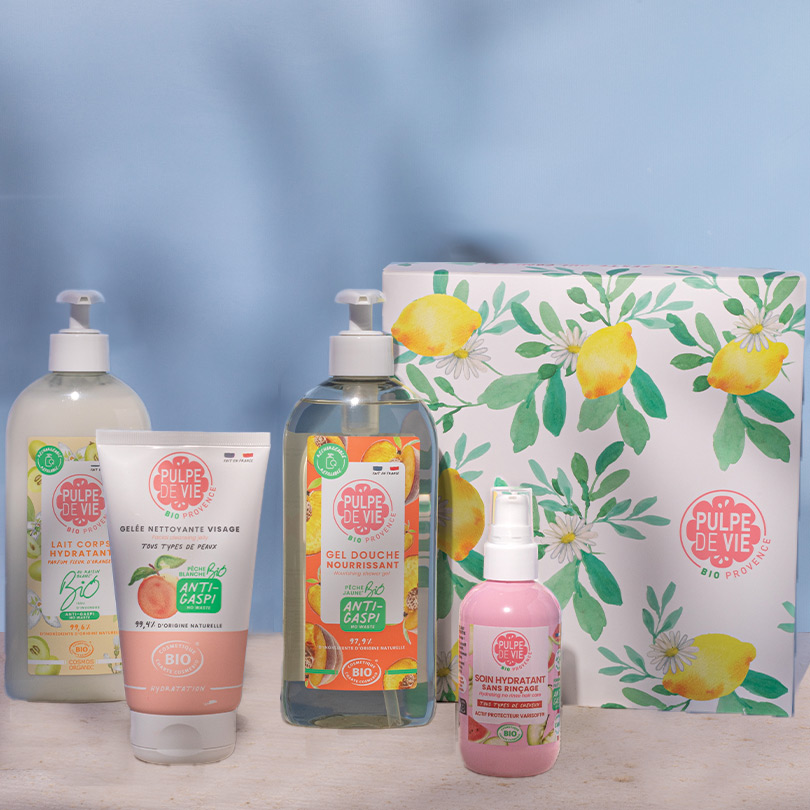 Coffret De Bain Pour Femme - Spécial Noël - Fleurs Blanches Et