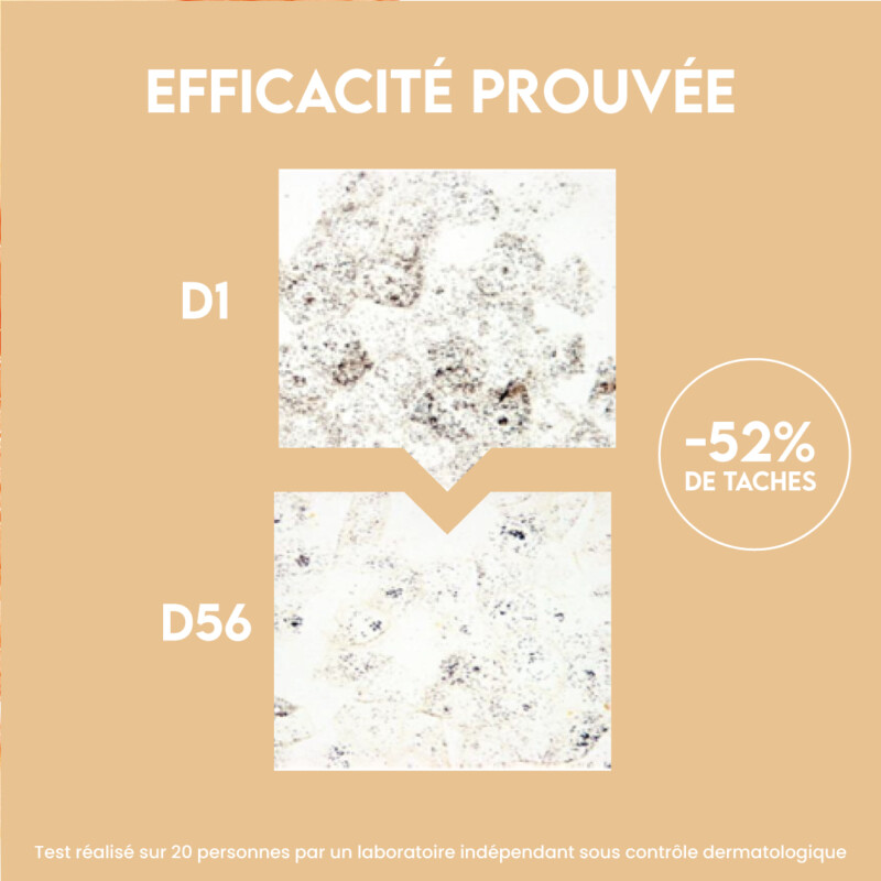 efficacité prouvée de l'actif éclat